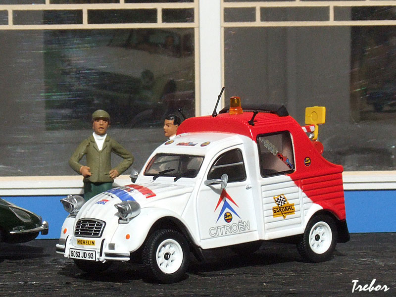 Miniature JRD 1/43 Citroën 2 CV Fourgonnette Zamac Années 50/60 – état De Jeu