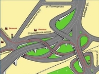 Plus sournois que les "roundabouts" anglais, le centre ville de Moscou !