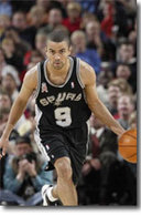 Tony Parker, le sportif français le mieux payé en 2005