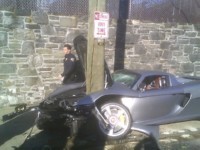 La Porsche Carrera GT et le pêcher