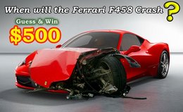 Devinez la date du premier crash de Ferrari 458 Italia et gagnez 500$