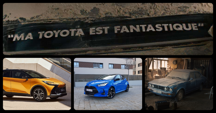 Le stand Toyota au salon de Lyon : entre passé et présent, un slogan