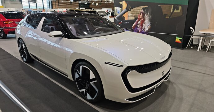 Skoda Vision O Concept au salon de Lyon : est-ce la future Octavia Combi ?
