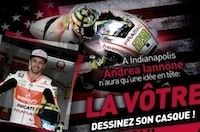Concours AGV : dessine le futur casque d'Andrea Iannone...