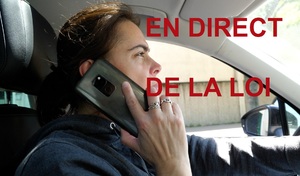 En direct de la loi – Portable au volant : retrait et suspension du permis désormais possibles !