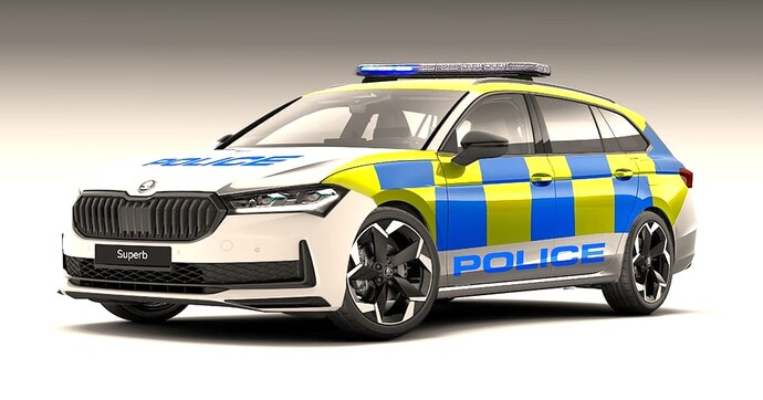 La Skoda Superb, nouvel agent de la police londonienne
