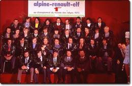 Question du jour - Réponse à la question n°3 : qui étaient les « Mousquetaires » qui ont permis à Alpine-Renault de devenir champion du monde des rallyes en 1973?