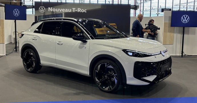 Le nouveau T-Roc prend son premier bain de foule à Lyon