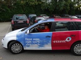 Une Volkswagen Golf Break électrique testée par le fournisseur d'énergie Essent