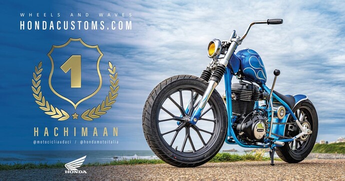 Une italienne lauréate du concours Honda Customs 2025