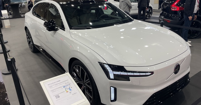 La nouvelle Volvo ES90 est la plus belle des Polestar - En direct du salon de Lyon 2025