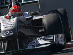 F1: Schumi est satisfait des Pirelli.