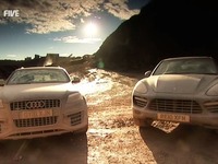 5th Gear : Porsche Cayenne Turbo vs Audi Q7 V12 TDI, le choc des titans