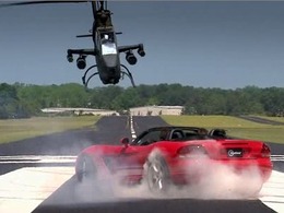 Top Gear USA : Dodge Viper SRT-10 vs hélicoptère de combat