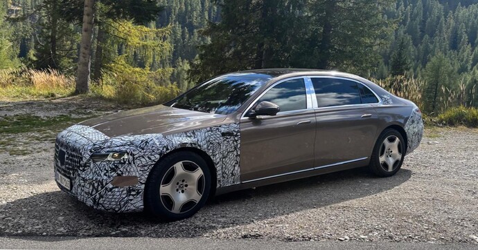 Les nouvelles Mercedes Classe S et Maybach surprises en plein essai
