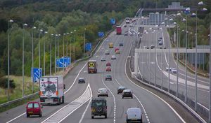 L'Angleterre teste une structure pour absorber la pollution sur les autoroutes