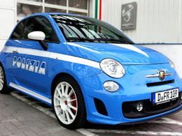 Abarth 500 Polizia : brigade urbaine rapide italienne