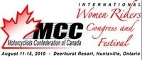 Calendrier : 1er congrès international des femmes motardes