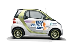 La Smart Fortwo electric drive, pace car des ERDF Masters Kart ce week-end