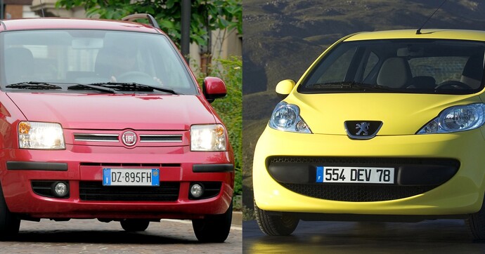 Les Kei Cars européennes s’affrontent : Fiat Panda 1.2 ou Peugeot 107 ?