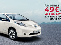 Nissan : la Leaf à 49 €/mois, batterie incluse