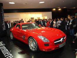 Mercedes SLS AMG en direct de Francfort