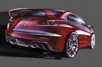Mitsubishi Prototype X: le verso
