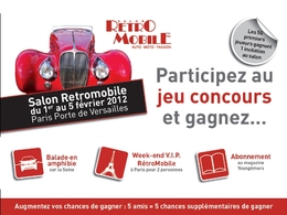 Rétromobile 2012 - Jouez et gagnez une balade en amphibie sur la Seine!
