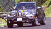 Nouveau BMW X5: face aux caméras