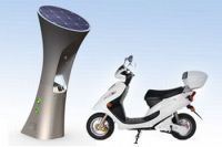 Des bornes électriques efficaces pour des scooters verts !