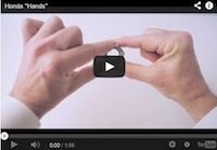 Honda "Hands": l'univers ailé au bout des doigts (vidéo)