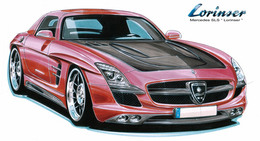 Future Mercedes SLS : Lorinser la rhabille déjà (sur papier)