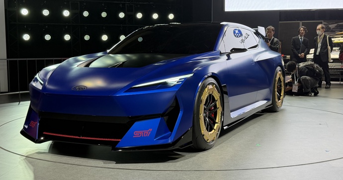 Les Subaru STI électriques et thermiques, grosses surprises du salon de Tokyo 2025