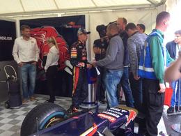 F1 - Max Verstappen tape en démonstration à Rotterdam