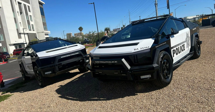 Un milliardaire donne 10 Cybertruck à la police de Las Vegas
