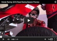 Honda Racing Roads Season Preview: vidéo