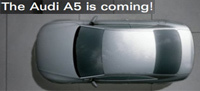 Audi A5: d'abord le site web...