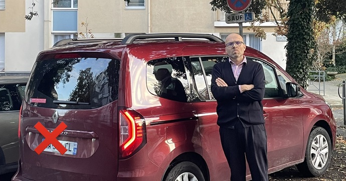 Stationnement handicapé: 550€ d'amende pour une infraction imaginaire