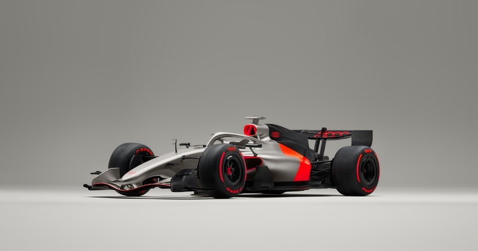 Voici la Formule 1 d’Audi, en pleine course contre la montre