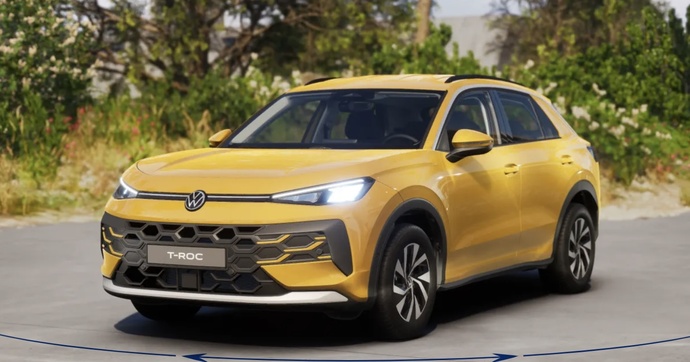Pas encore livré, le nouveau Volkswagen T-Roc est déjà remisé