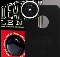 Deathlens: coque pour iPhone avec objectif Fish-Eye