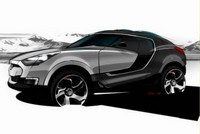 Salon de Genève 2007 : Hyundai HED-4 Concept, premier sketch officieux