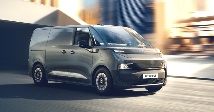 Le prochain Renault Trafic électrique fait salon à Solutrans