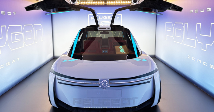 Bienvenue à bord du concept car Peugeot Polygon