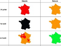 Drapeau noir pour le chassé-croisé : les prévisions de circulation Bison Futé du 31 juillet au 3 août