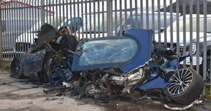 Ce tas de ferraille était une McLaren 570GT