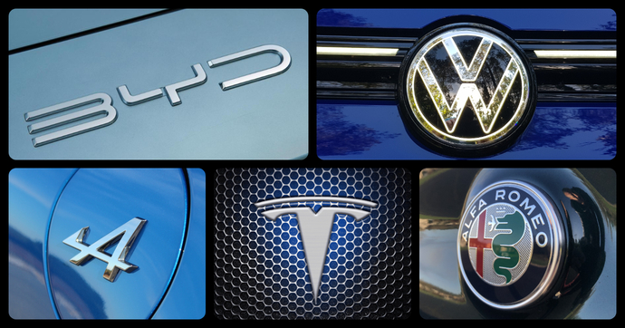 Cupra, Alfa, Alpine en forme, Tesla à l’arrêt, BYD met le turbo : quelle marque vend le plus en Europe ?