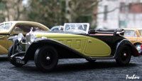 Delage D8S Fernandez & Darrin 1934 - Miniature EVRAT 1/43 : La Perle Des Voitures De Collection En Résine