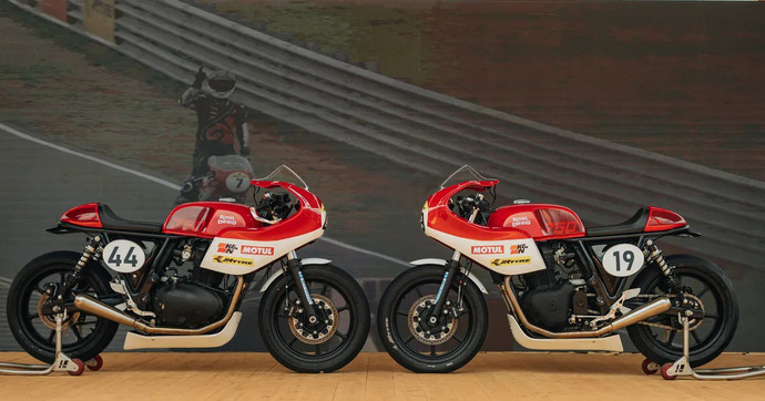 La nouvelle Royal Enfield Continental GT 750 entre en piste !