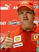 Premier roulage pour Kimi Raïkkönen